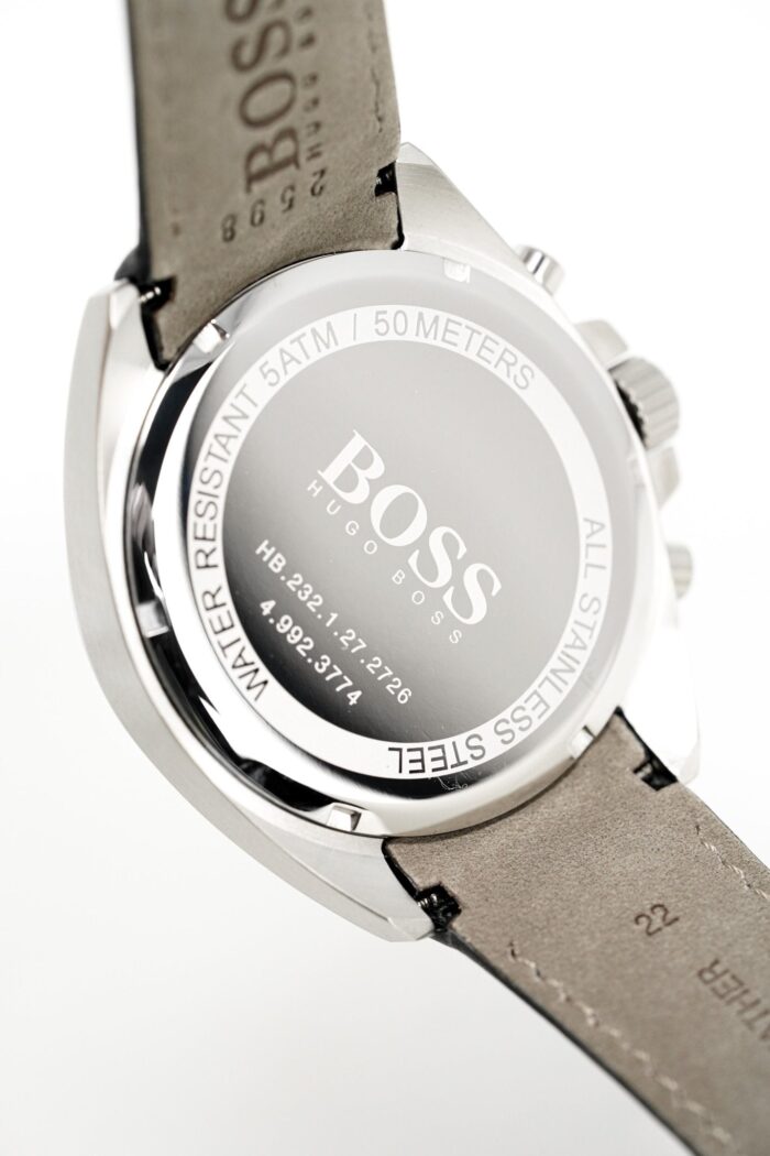 Hugo Boss Men's Watch Chronograph Black Driver Leather - HB1513085 - Image 4